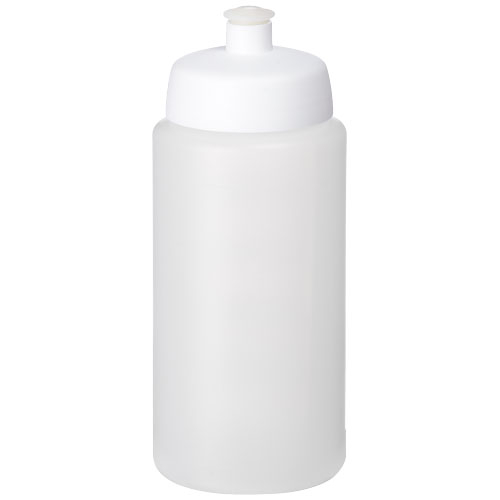 Bouteille promotionnelle 500ml bouchon sport Baseline® Translucide et Blanc